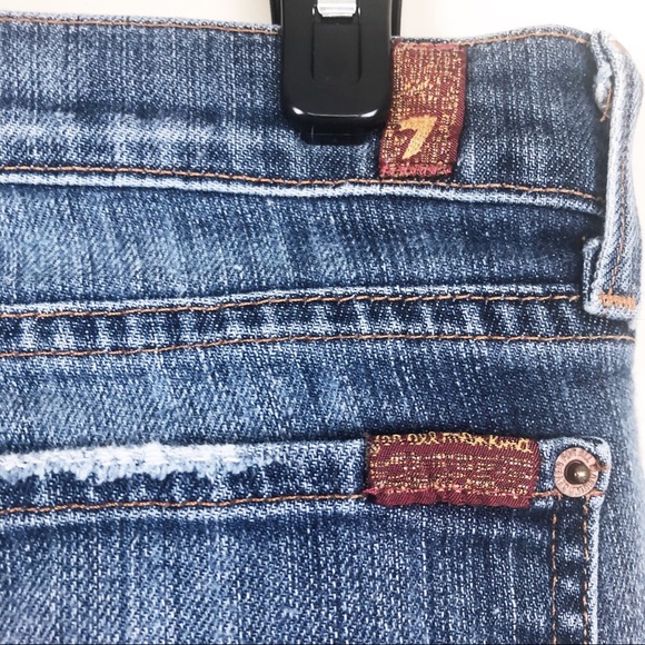 7 For All Mankind Skinny Jeans - Size 28 - Picture 3 of 8